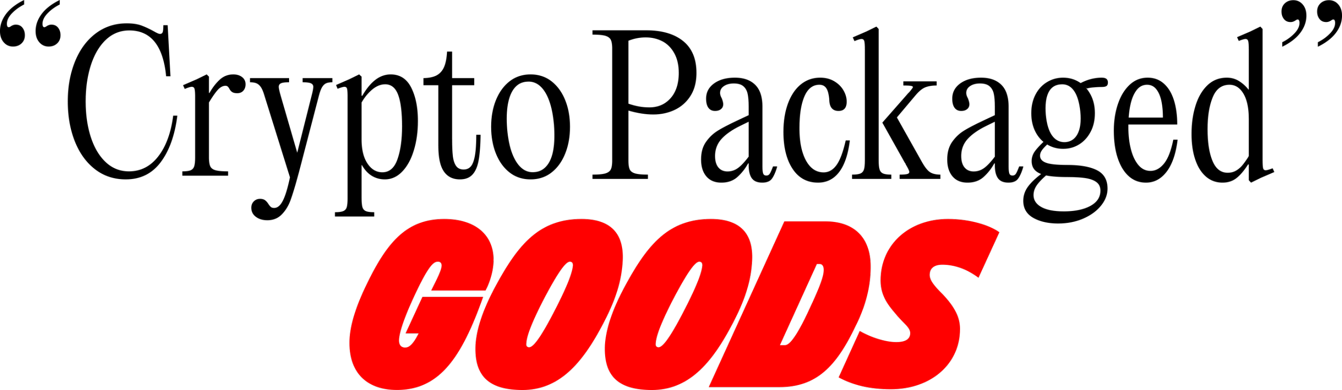 Crypto Packaged Goods